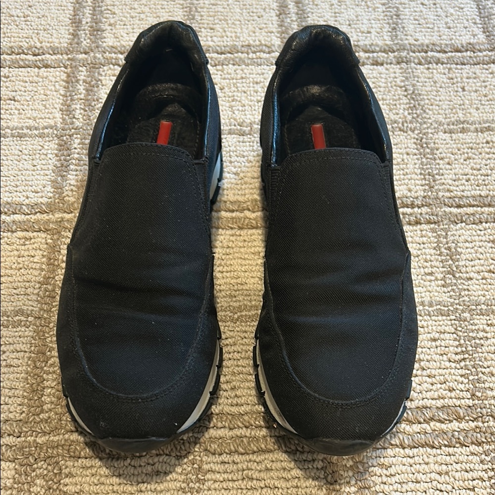 Prada Women’s Black Slip-On Shoes